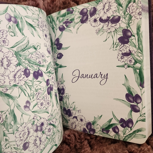 Purple Floral Devotional - Picture 4 of 6